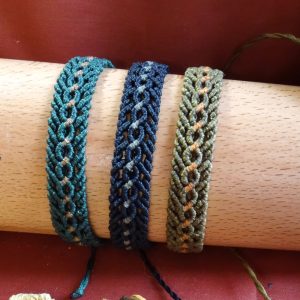 Χειροποίητο Μακραμέ Βραχιόλι Unisex – σε τρεις αποχρώσεις