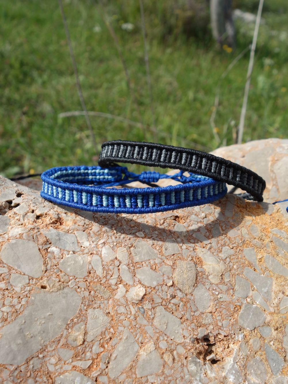 Minimal Χειροποίητο Μακραμε Βραχιόλι Unisex - Image 3