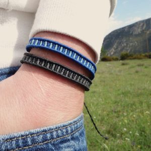 Minimal Χειροποίητο Μακραμε Βραχιόλι Unisex