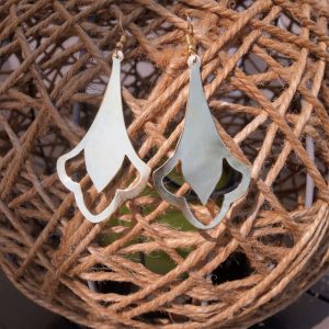 Χειροποίητα διάτρητα σκουλαρίκια