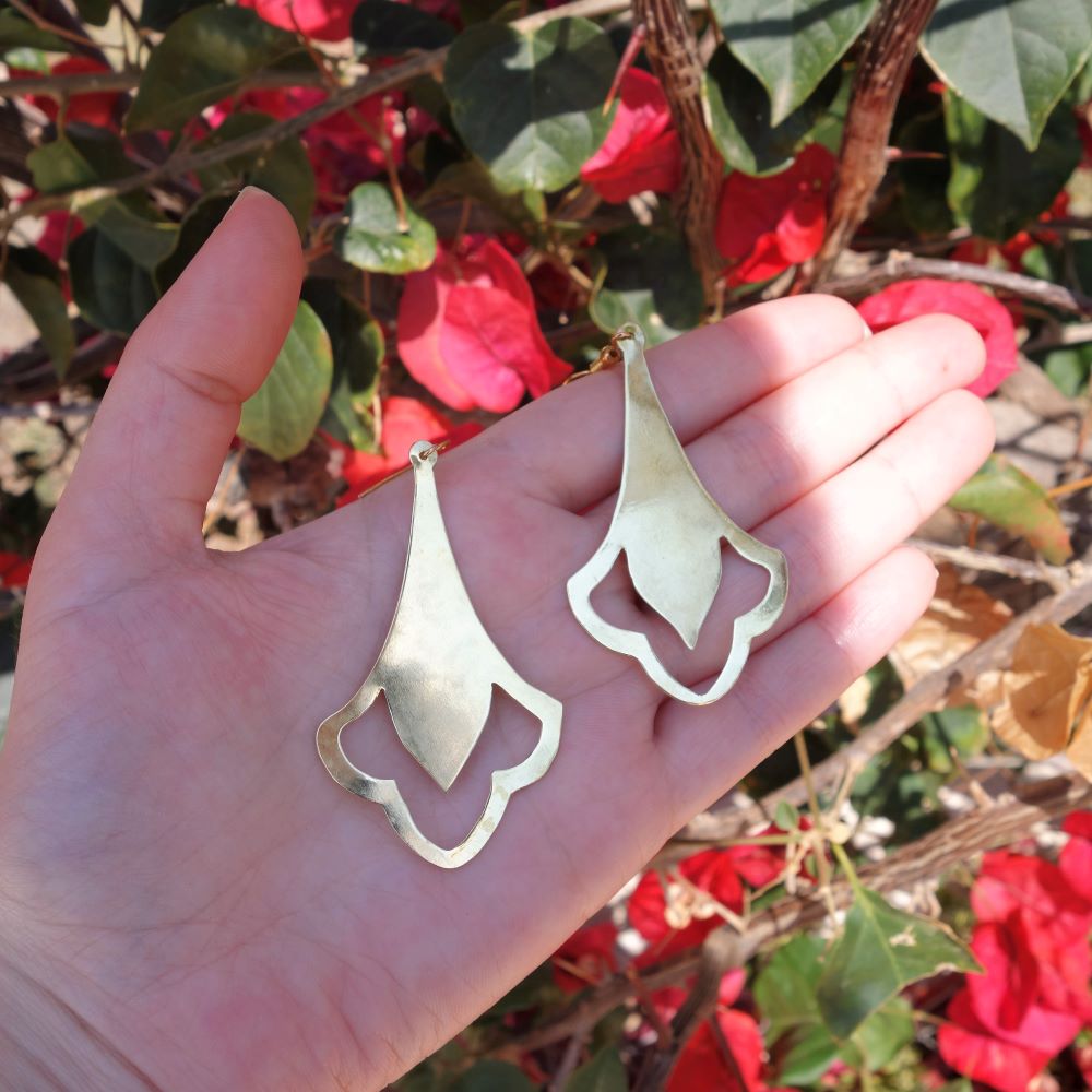 Χειροποίητα διάτρητα σκουλαρίκια - Image 4