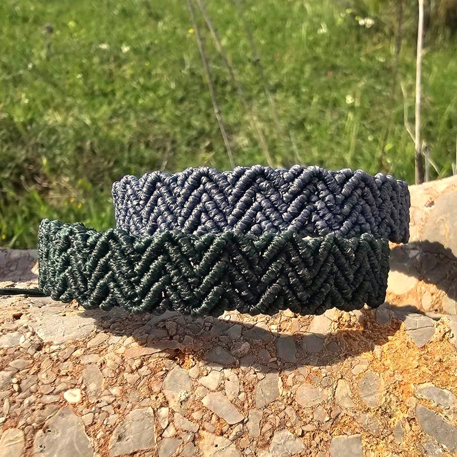 ZigWave • Χειροποίητο μακραμε βραχιόλι unisex - Image 4