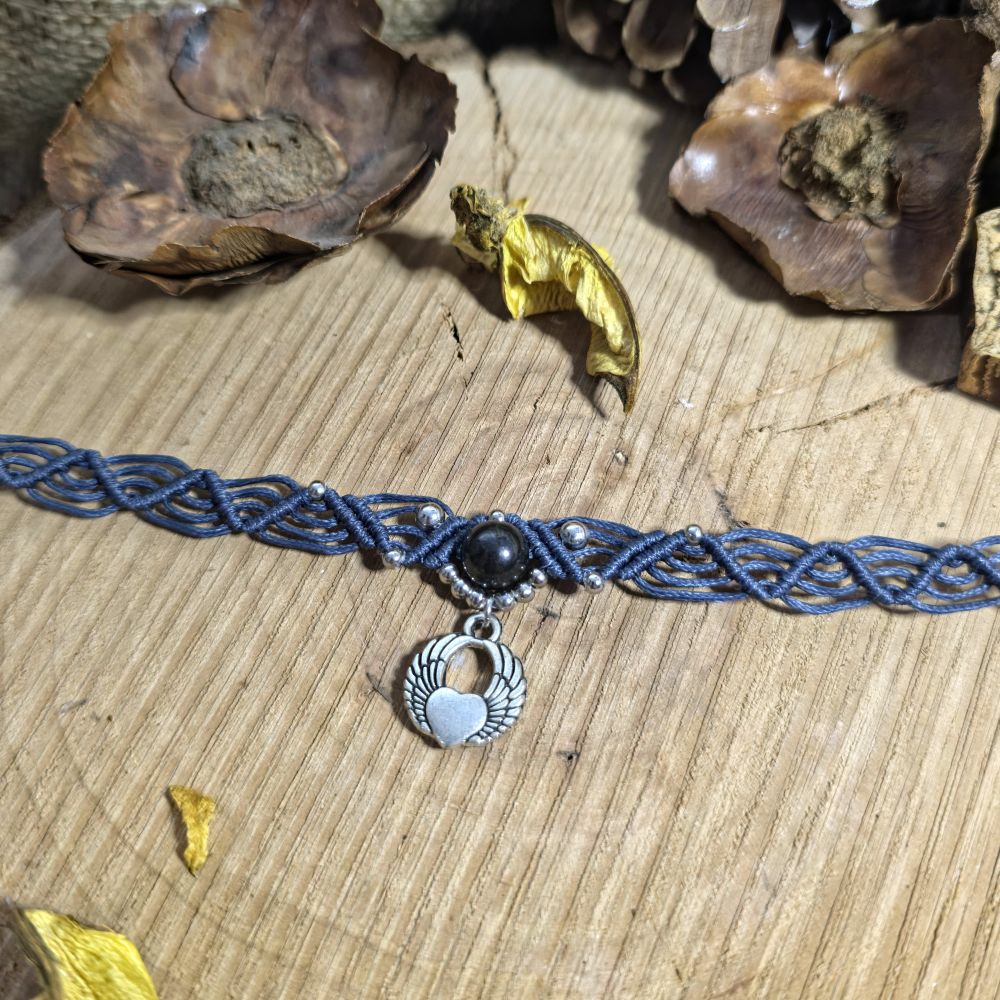 Sacred Bond – Χειροποίητο μακραμε choker με αυξομείωση - Image 5