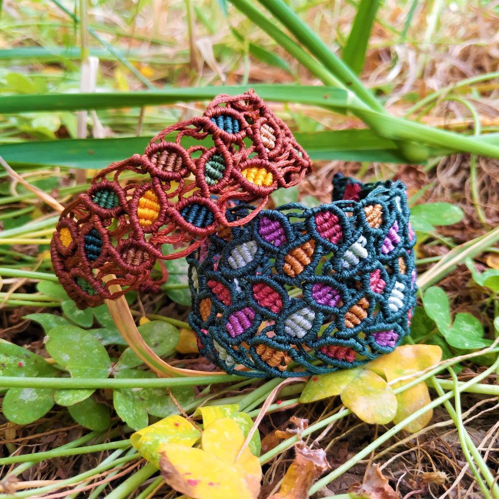 Forest Prism Collection- Χειροποίητα μακραμε βραχιόλια με γεωμετρική πλέξη - Image 6